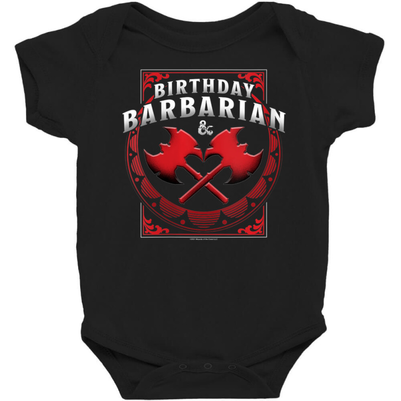 Womens Dungeons & Dragons Birthday Barbarian V-neck Baby Bodysuit by hotoancuong | Artistshot