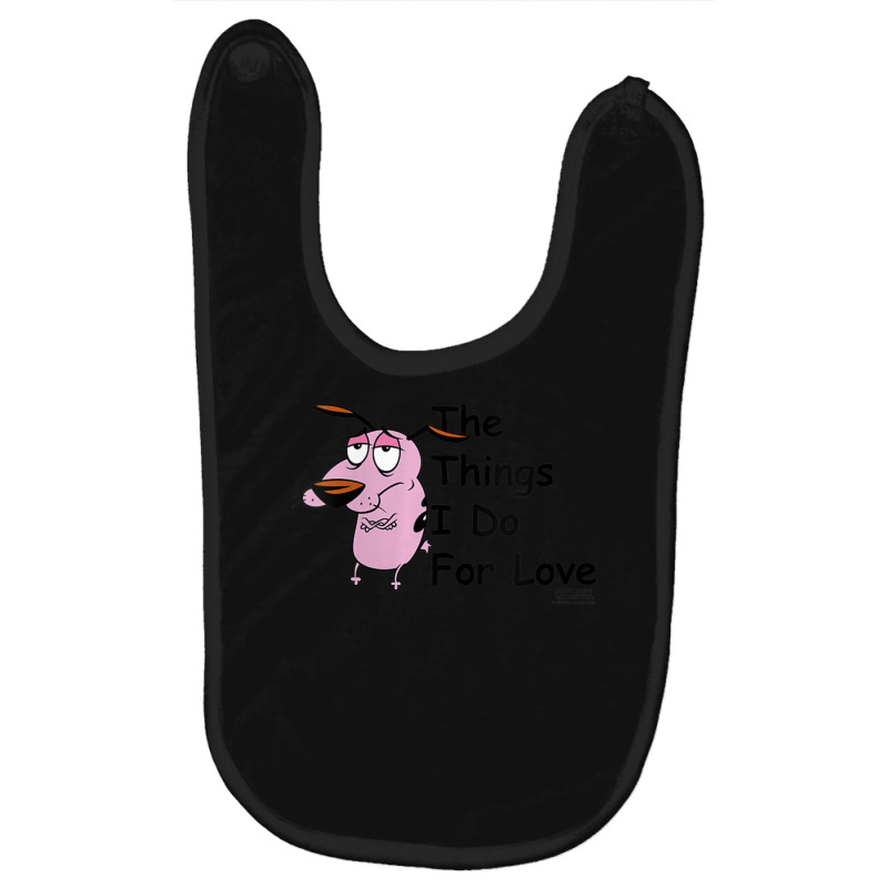 Womens Courage The Cowardly Dog For Love Baby Bibs by ngodieutrinh | Artistshot