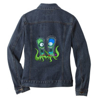 Kang Man And Kodos Sidekick For Fan Ladies Denim Jacket | Artistshot