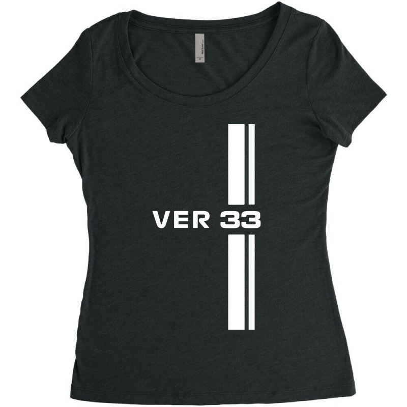 Ver 33 Driver Racing Women's Triblend Scoop T-shirt by Melissa Store | Artistshot