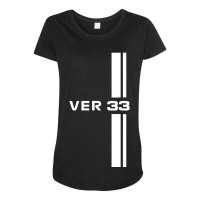 Ver 33 Driver Racing Maternity Scoop Neck T-shirt | Artistshot