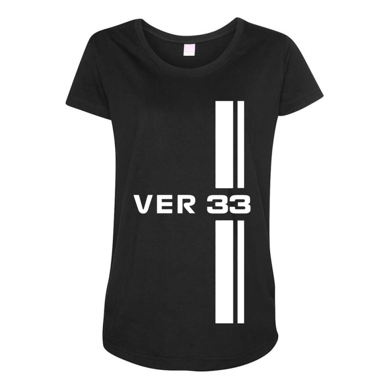 Ver 33 Driver Racing Maternity Scoop Neck T-shirt by Melissa Store | Artistshot