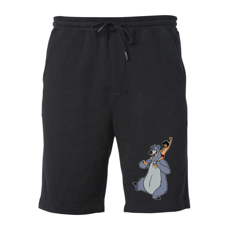 Baloo & Mowgli Fleece Short | Artistshot