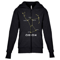 Orion Constellation Astronomy Lover Stargazing T Shirt Youth Zipper Hoodie | Artistshot