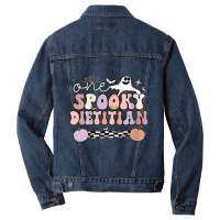 Womens Spooky Dietitian Halloween Dietetics V Neck T Shirt Men Denim Jacket | Artistshot