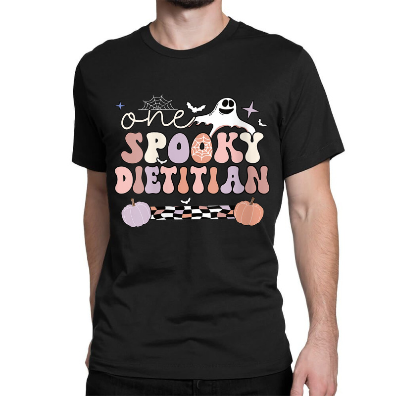 Womens Spooky Dietitian Halloween Dietetics V Neck T Shirt Classic T-shirt by cm-arts | Artistshot