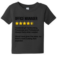 Office Manager Review Baby Tee | Artistshot