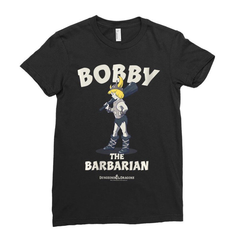 Womens Dungeons & Dragons Bobby The Barbarian Portrait V-neck Ladies Fitted T-Shirt by hotoancuong | Artistshot