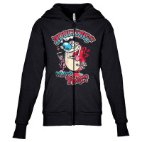 Houlting Cartoon Ren And Youth Zipper Hoodie | Artistshot