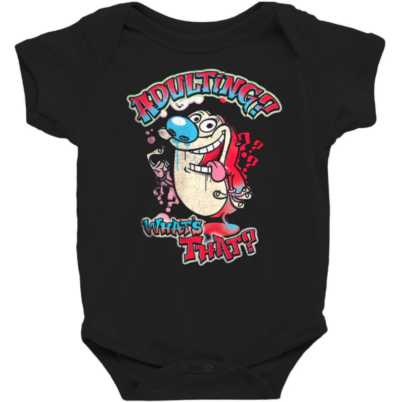 Houlting Cartoon Ren And Baby Bodysuit by cm-arts | Artistshot