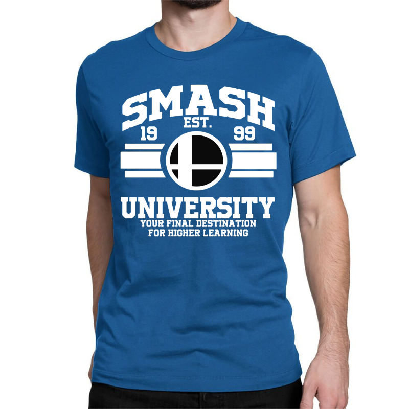 Smash University Classic T-shirt by Adrian Spencer | Artistshot