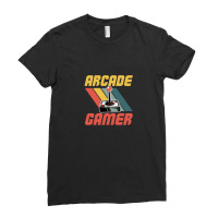 Arcade Gamer Retro Joystick Video Game Controller Cool Gamer Gifts For Ladies Fitted T-shirt | Artistshot