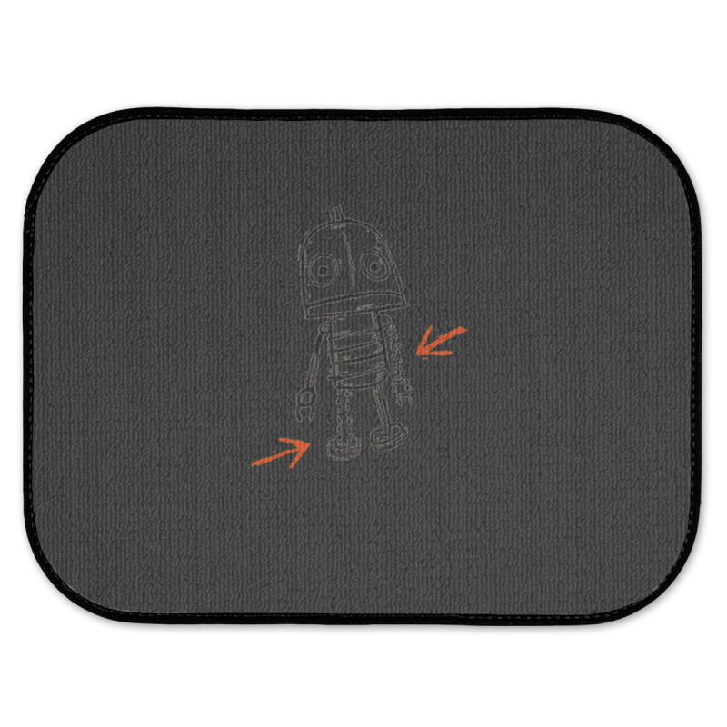 Josef Machinarium Thought Bubble Rear Car Mat | Artistshot