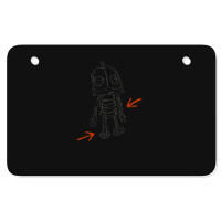 Josef Machinarium Thought Bubble Atv License Plate | Artistshot