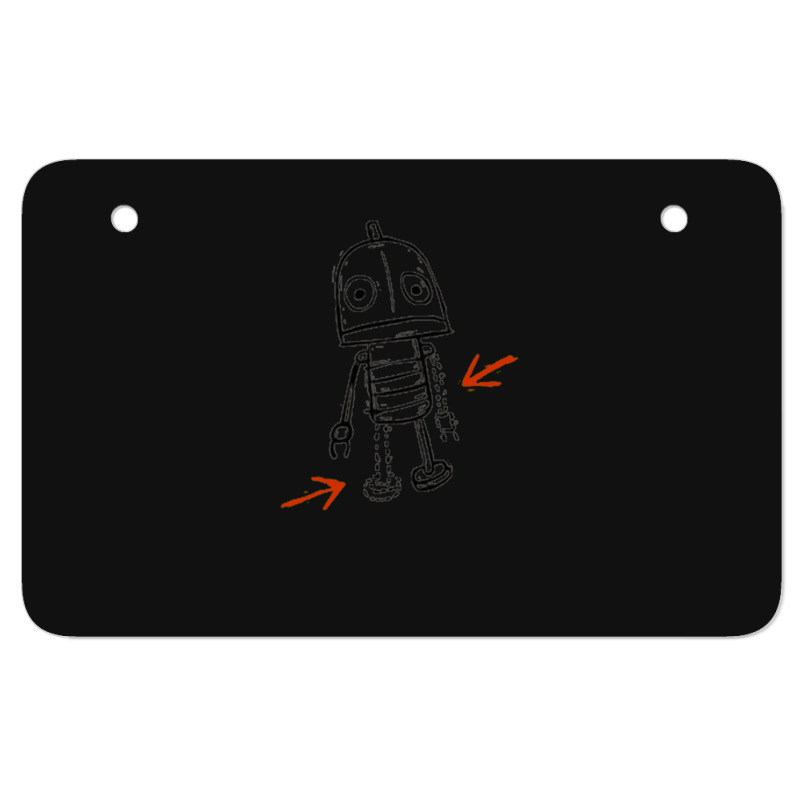 Josef Machinarium Thought Bubble Atv License Plate | Artistshot