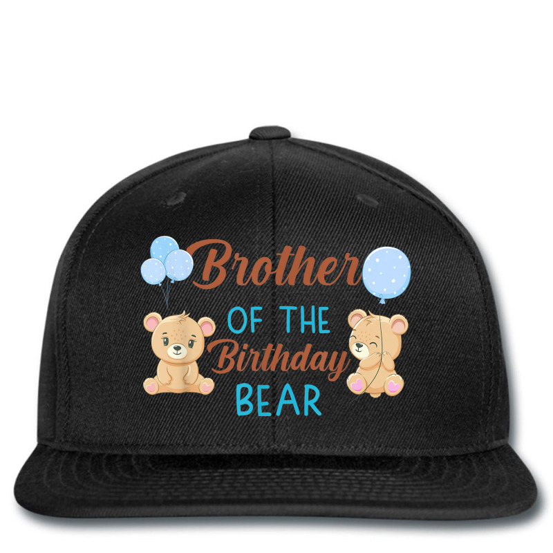 Brother Of The Birthday Boy Bear 1st Birthday Party Boy Printed Hat | Artistshot