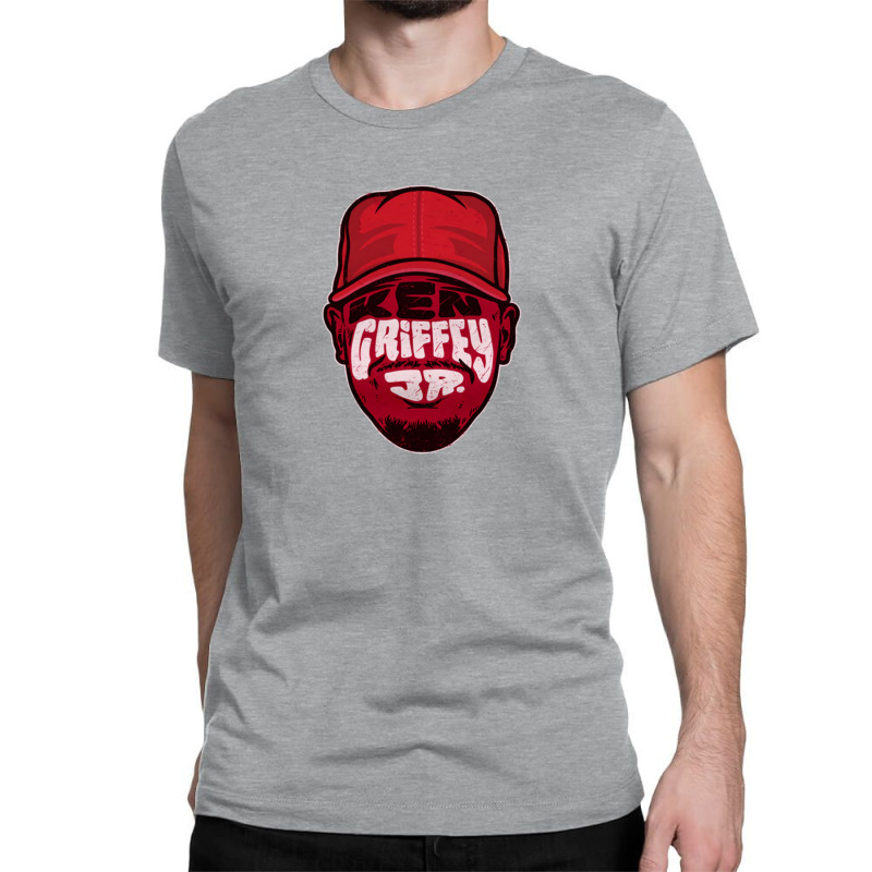  Ken Griffey Jr. Shirt (Cotton, Small, Heather Gray