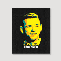 Hank Snow Clarence Eugene Snow The Singing Ranger The Yodeling Ranger  Portrait Canvas Print | Artistshot