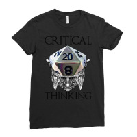 Critical Thinking Ladies Fitted T-shirt | Artistshot