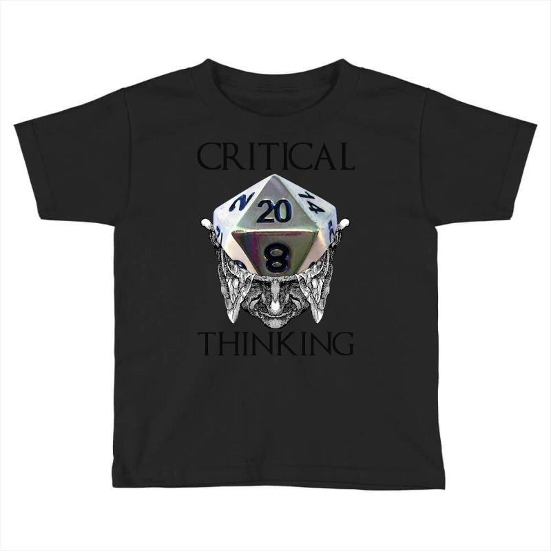 Critical Thinking Toddler T-shirt by Kosdapen517 | Artistshot