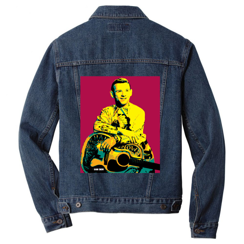 Hank Snow Clarence Eugene Snow The Singing Ranger The Yodeling Ranger  Men Denim Jacket | Artistshot