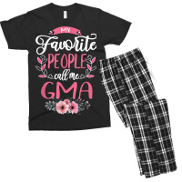 My Favorite People Call Me G Ma Grandma Gifts For Women Men's T-shirt Pajama Set | Artistshot