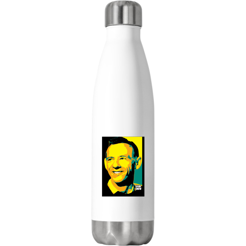 Hank Snow Clarence Eugene Snow The Singing Ranger The Yodeling Ranger  Stainless Steel Water Bottle | Artistshot