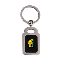 Hank Snow Clarence Eugene Snow The Singing Ranger The Yodeling Ranger  Silver Rectangle Keychain | Artistshot