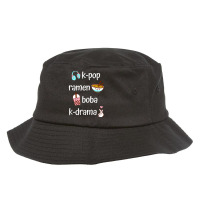 Cute Kawaii K-pop Ramen Boba Bubble Tea K-drama Lover Bucket Hat | Artistshot