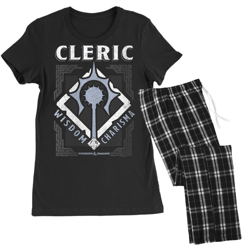 Womens Dungeons & Dragons Cleric Wisdom & Charisma V-neck Women's Pajamas Set by hotoancuong | Artistshot