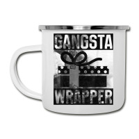 Gangsta Wrapper Gangster Rap Gift Vintage Christmas T Shirt Camper Cup | Artistshot