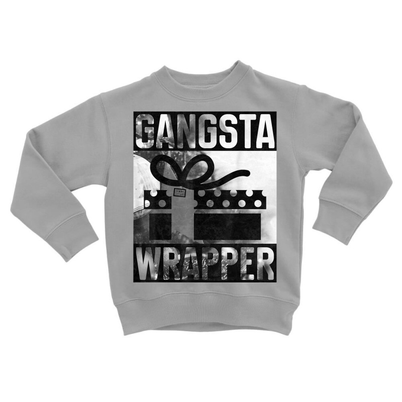 Gangsta Wrapper Gangster Rap Gift Vintage Christmas T Shirt Toddler Sweatshirt | Artistshot