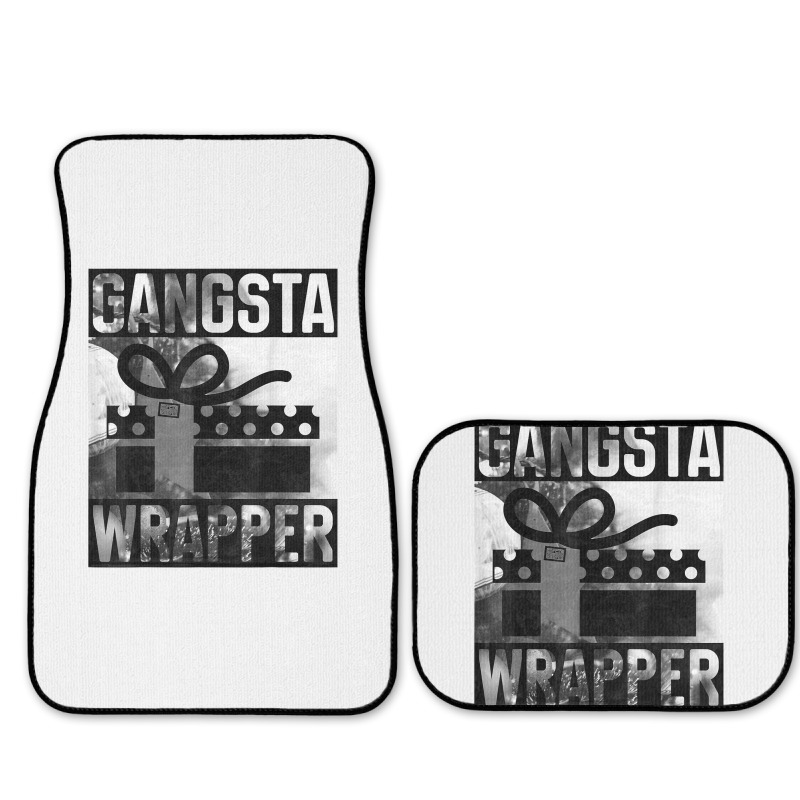 Gangsta Wrapper Gangster Rap Gift Vintage Christmas T Shirt Full Set Car Mats | Artistshot