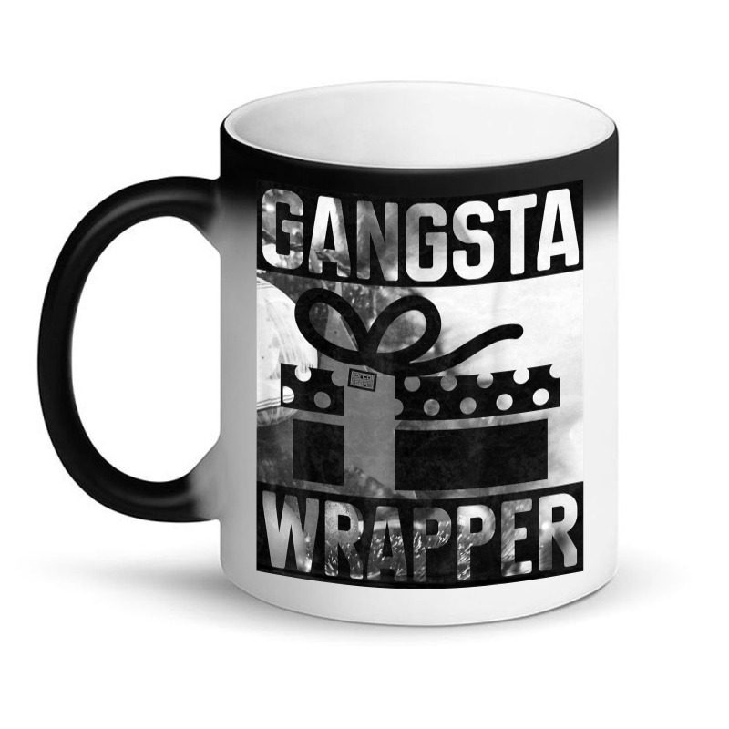 Gangsta Wrapper Gangster Rap Gift Vintage Christmas T Shirt Magic Mug | Artistshot