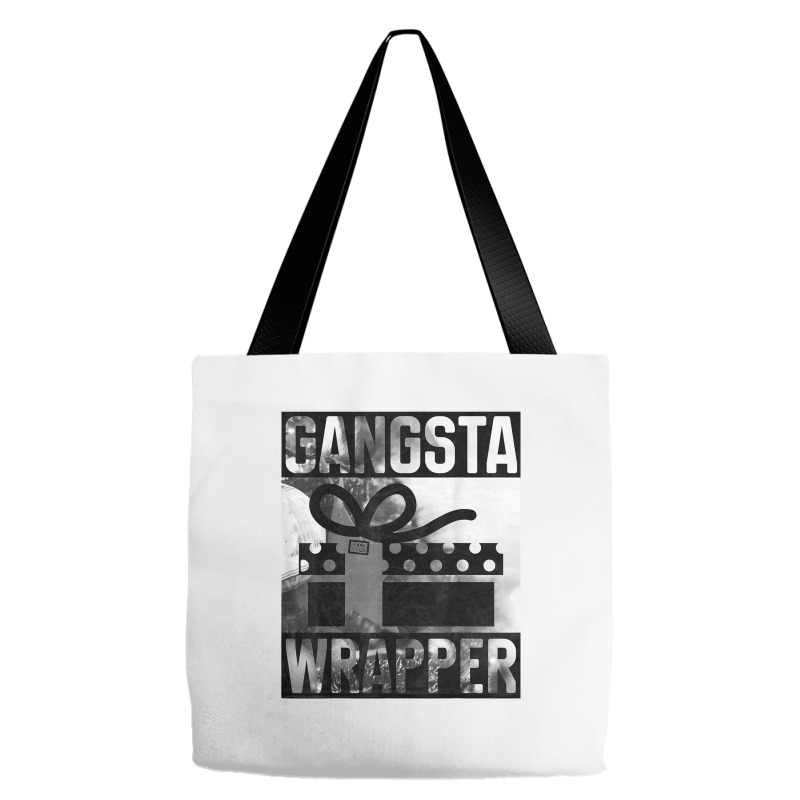 Gangsta Wrapper Gangster Rap Gift Vintage Christmas T Shirt Tote Bags | Artistshot