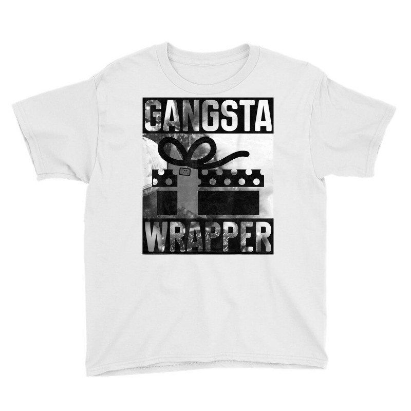 Gangsta Wrapper Gangster Rap Gift Vintage Christmas T Shirt Youth Tee | Artistshot