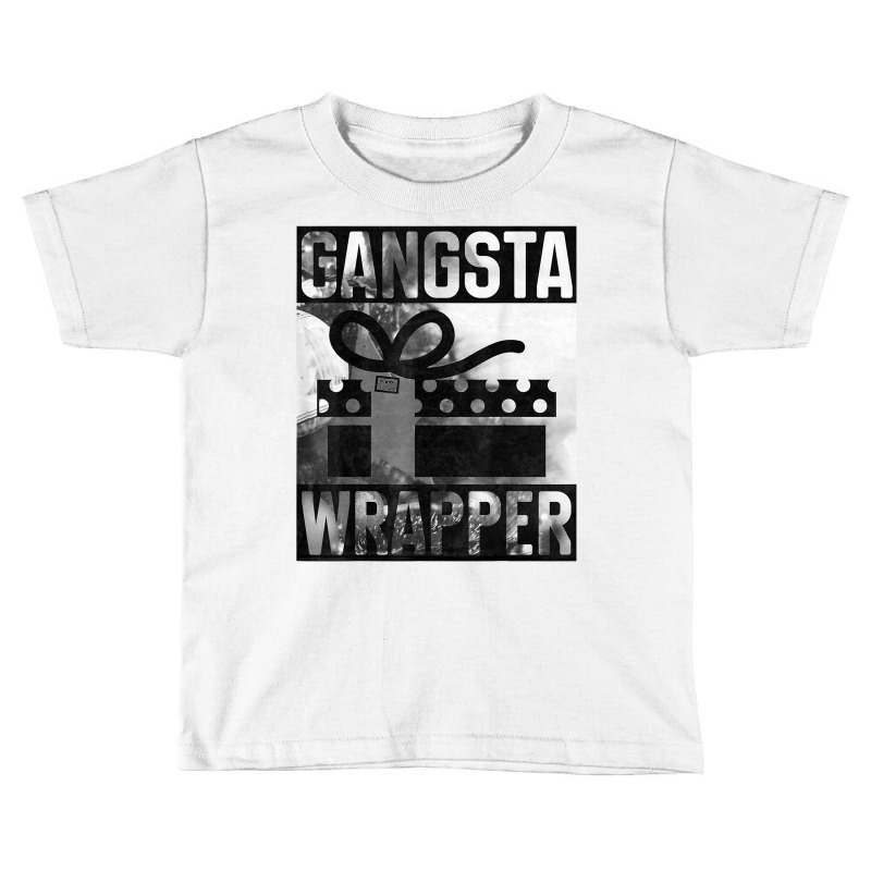 Gangsta Wrapper Gangster Rap Gift Vintage Christmas T Shirt Toddler T-shirt | Artistshot