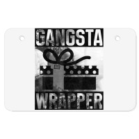 Gangsta Wrapper Gangster Rap Gift Vintage Christmas T Shirt Atv License Plate | Artistshot