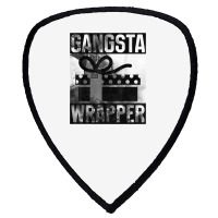 Gangsta Wrapper Gangster Rap Gift Vintage Christmas T Shirt Shield S Patch | Artistshot