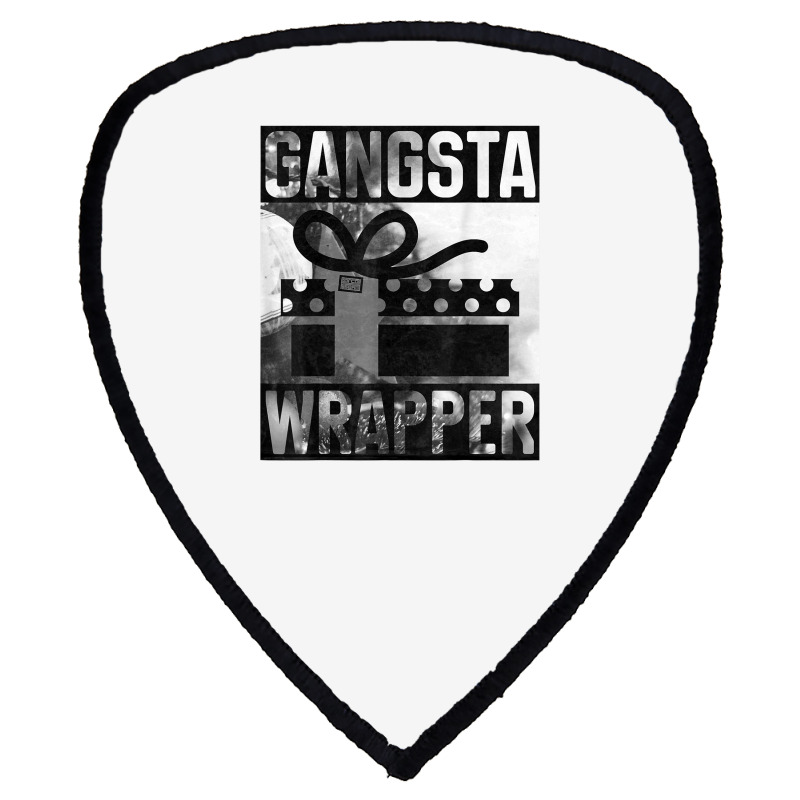 Gangsta Wrapper Gangster Rap Gift Vintage Christmas T Shirt Shield S Patch | Artistshot