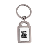 Gangsta Wrapper Gangster Rap Gift Vintage Christmas T Shirt Silver Rectangle Keychain | Artistshot