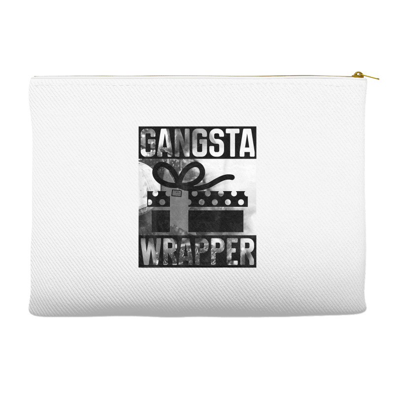 Gangsta Wrapper Gangster Rap Gift Vintage Christmas T Shirt Accessory Pouches | Artistshot