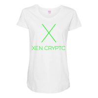 Xen Crypto   Community Token For Economic Freedom And Energy Premium T Maternity Scoop Neck T-shirt | Artistshot