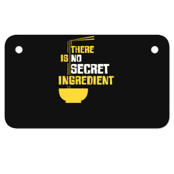 secret ingredient Motorcycle License Plate | Artistshot