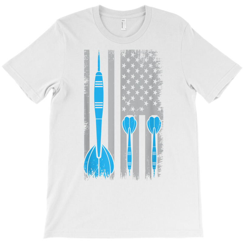 Darts Flag Usa Dartboard Dart Player T Shirt T-Shirt by nejnda | Artistshot