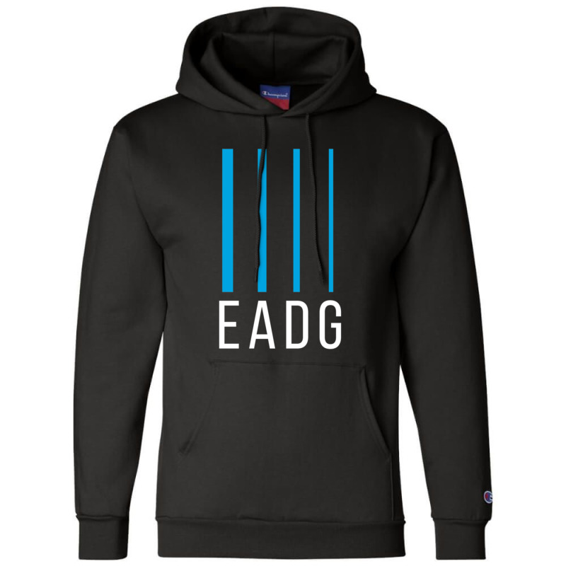 Bass Guitarist Gift - Eadg 4 String Classic Champion Hoodie by AubreyBarfield | Artistshot