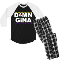 Damn Gina Martin Lawrence Men's 3/4 Sleeve Pajama Set | Artistshot