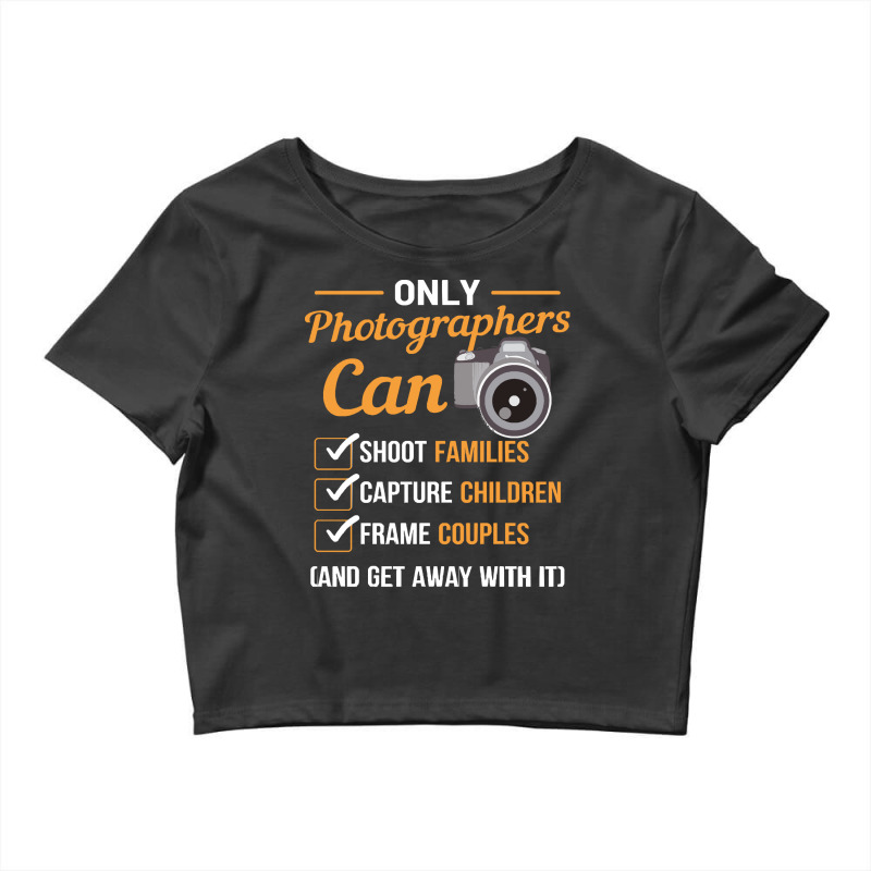 Amateur Photographer T-shirtcool Photography Hobby Photographer Shooti Crop Top by resonantbarrel | Artistshot