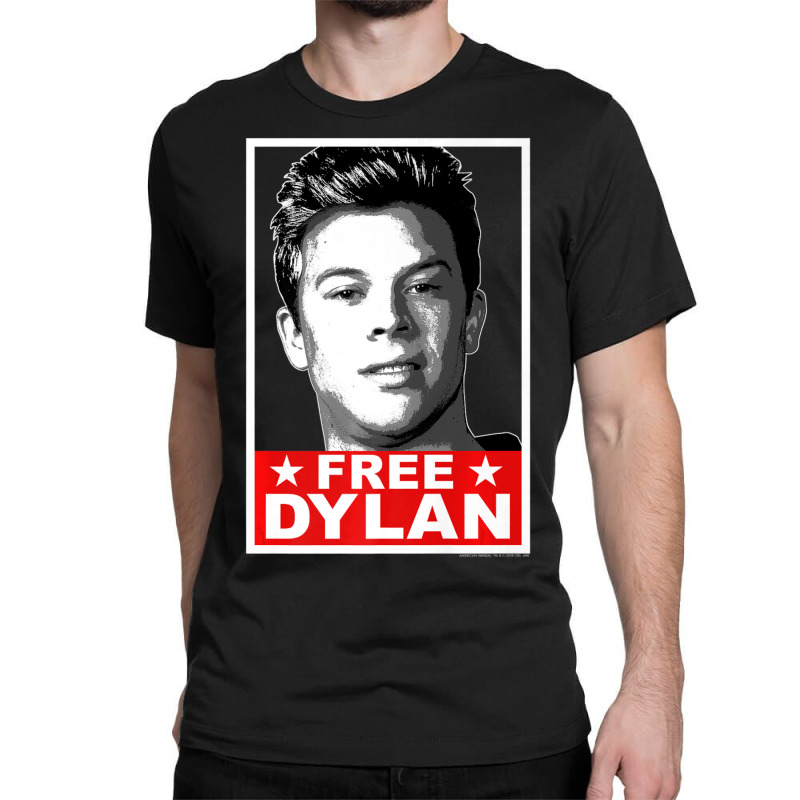 American Vandal Free Dylan Political Poster Classic T-shirt | Artistshot