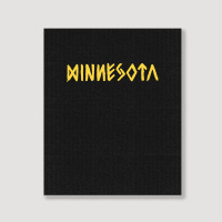 Minnesota Portrait Canvas Print | Artistshot